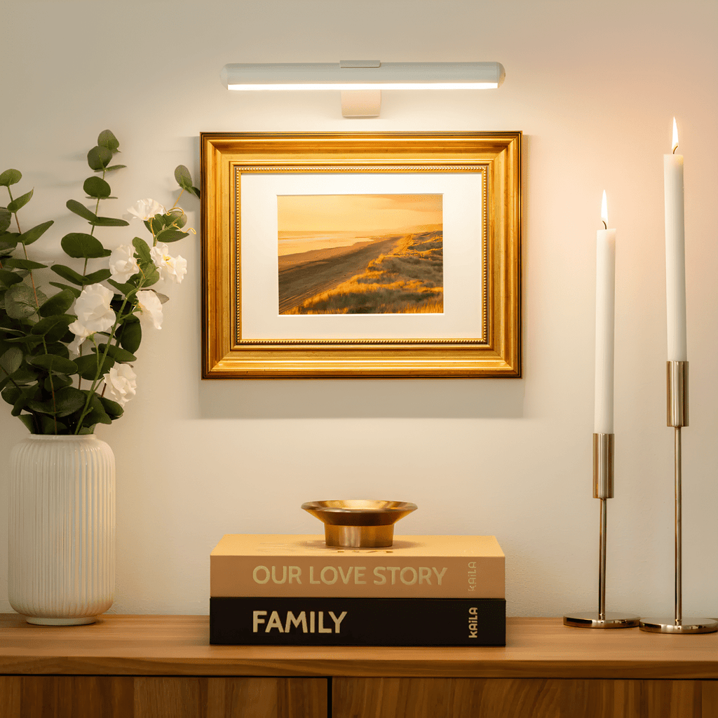 Modern Minimalist Wireless LED Wall Sconce With Remote Control 1-Light