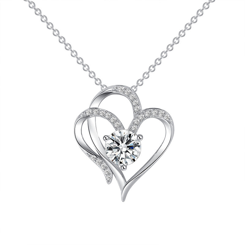 Guili | Diamond Love Heart Necklace