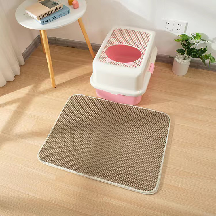 Guili | Cat Litter Mat with Double-Layer Trap and Non-Slip Base – PawGuard