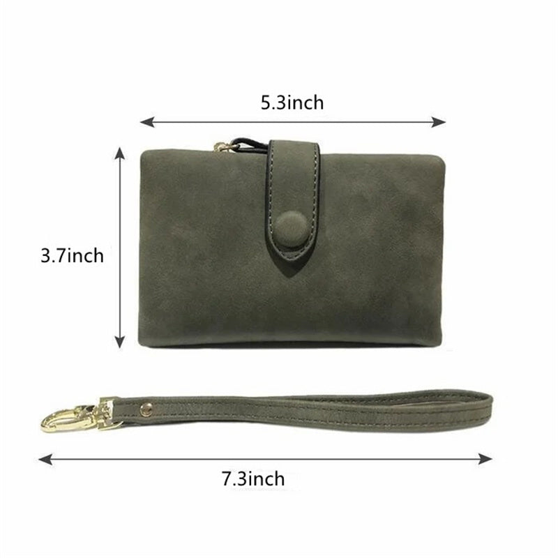 Guili | Women's Small Trifold Leather Wallet