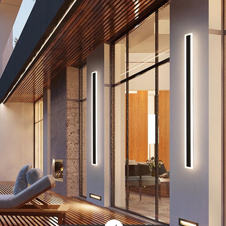 Modern Minimalist Waterproof Linear Wall Light LED