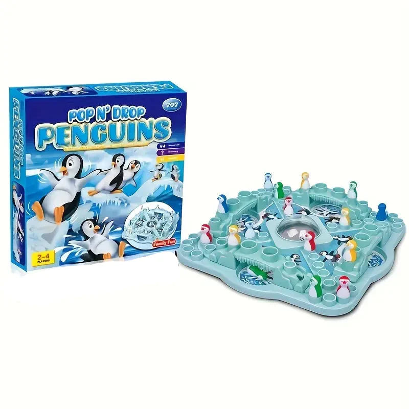 Guili | CoolQuest | Penguin Slide - Children's Desktop Puzzle Dice Game Toy