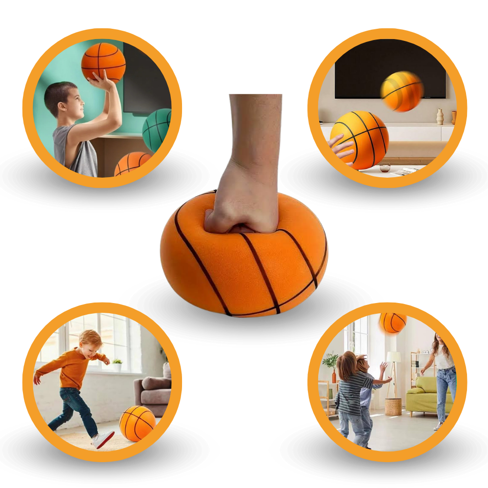 Guili | Silent Basketball | Silent and Light Basketball - Perfect for Indoor Activities