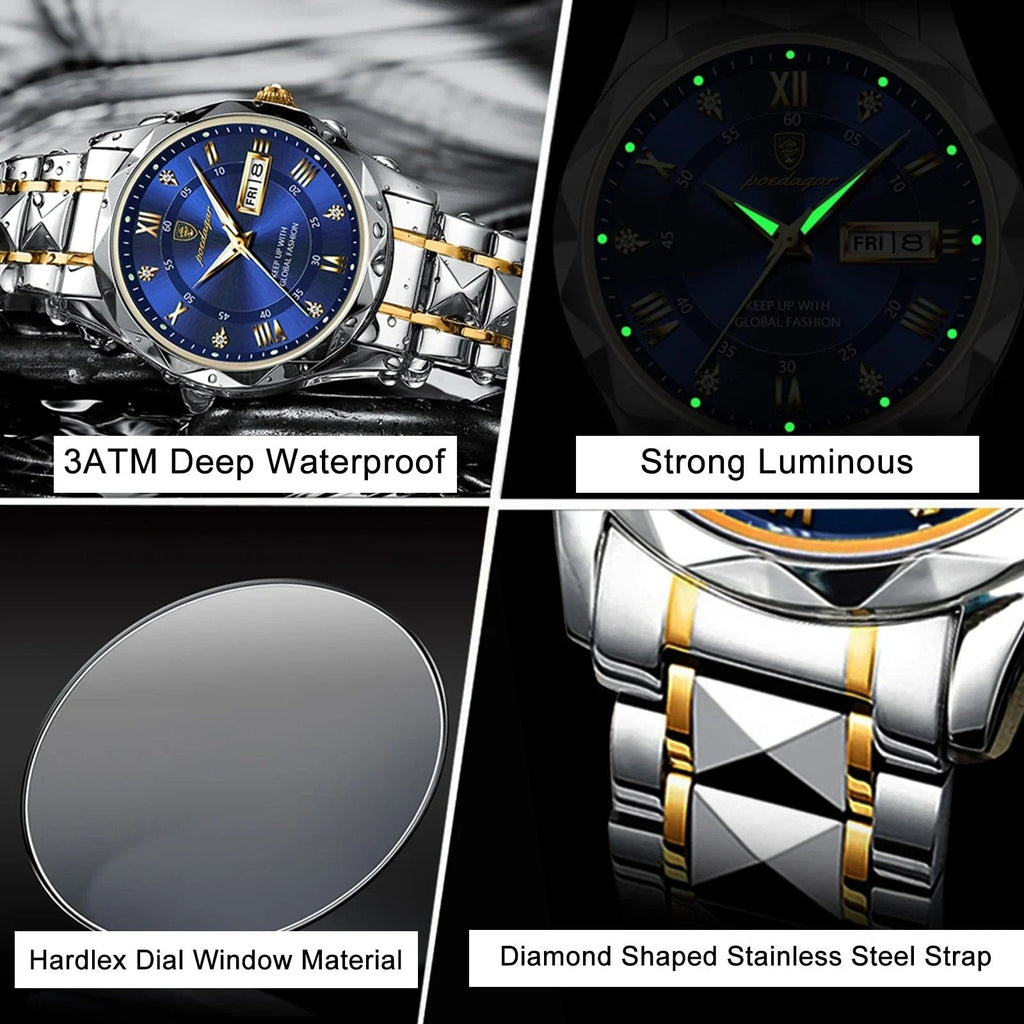 Guili | Waterproof Top Brand Luxury Man Wristwatch With Luminous