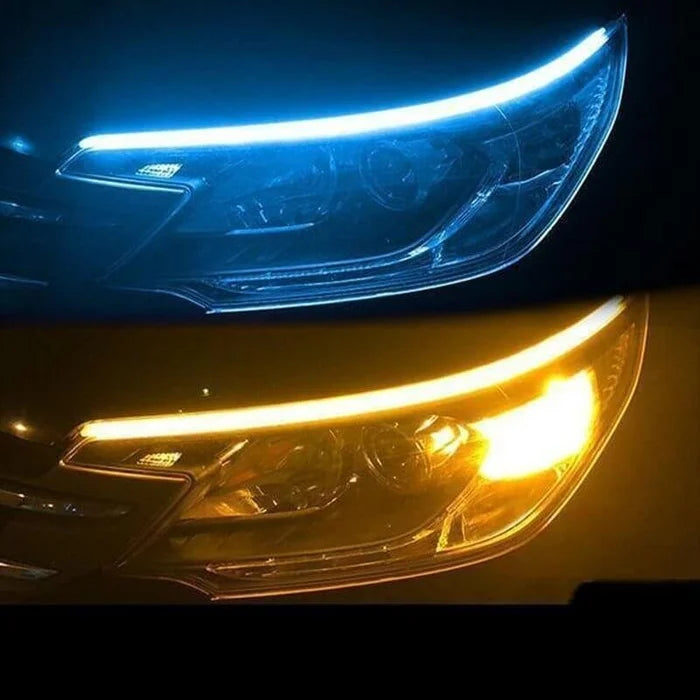 Guili | Flexible DRL LED Night & Daytime Running Light Strip (No Disassembling Needed)
