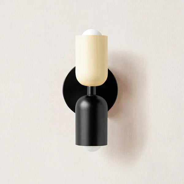 Modern Metal Cylinder LED Wall Sconce 2-Light