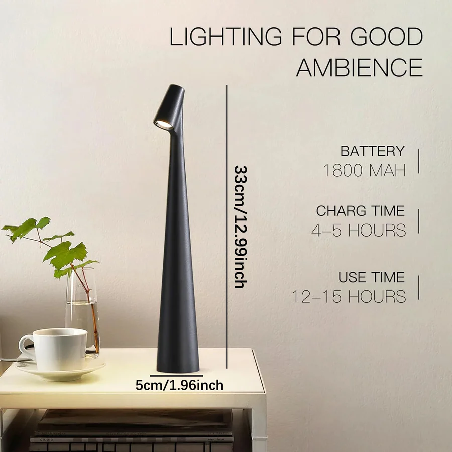 Guili | Touch Control Reading Light with Tri Color Dimming