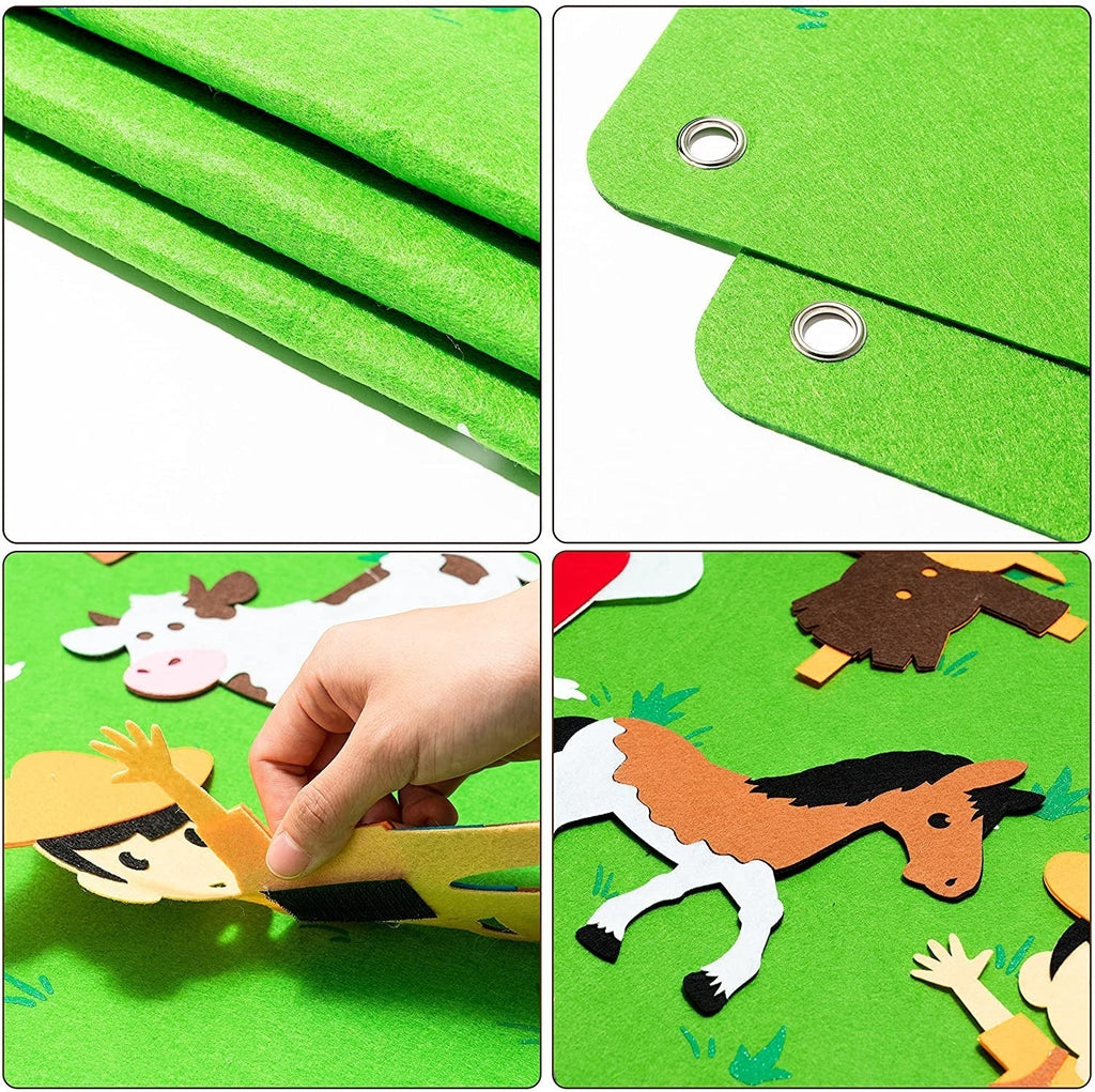 Guili | Felt board with animals | Educational toys for toddlers - Discover the world