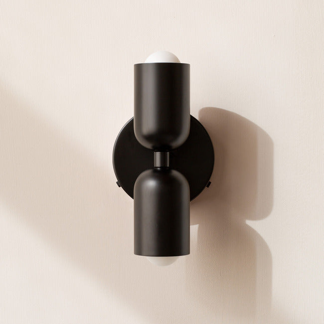 Modern Minimalist Cylinder Wall Sconce LED 2-Light