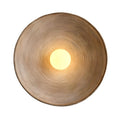 Retro Resin Ceramic-style Round Wall Sconce LED 1-light
