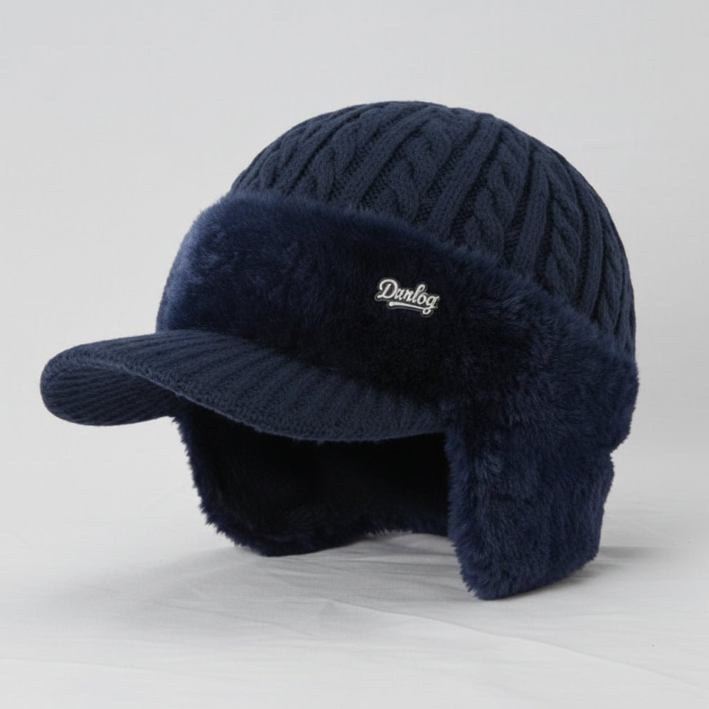 Cold Weather Trapper Hat with Ear Protection - Winter Warmth Hat