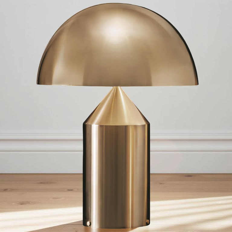 Nordic Brass Dome LED Table Lamp 3-Light