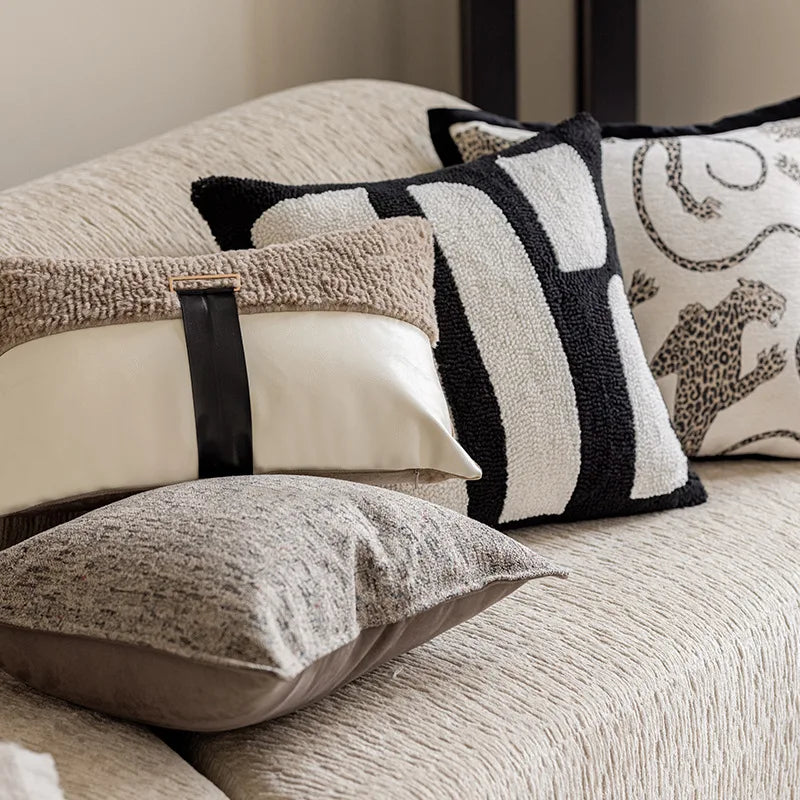 Guili | Sophisticated Jacquard Embroidered Decorative Pillow Covers