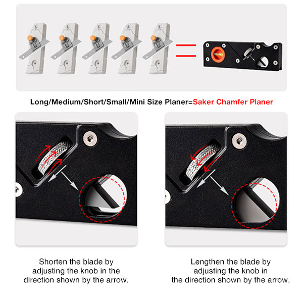 Guili | Chamfer Plane - Woodworking Edge Corner Flattening Tool