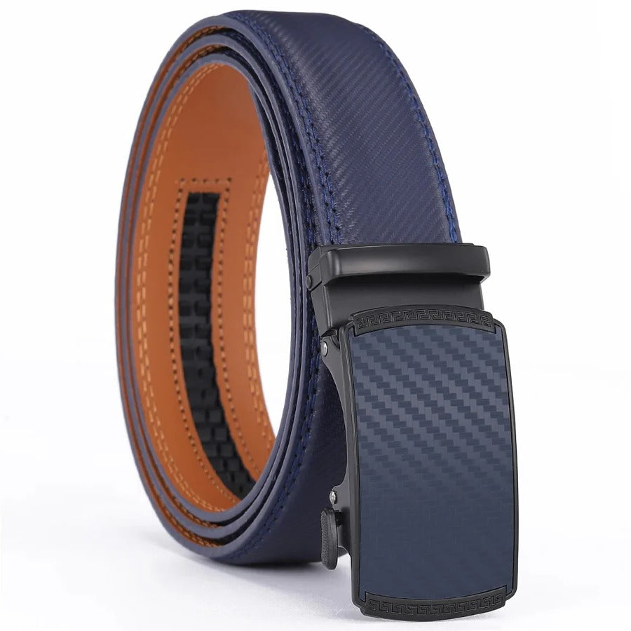 Guili | Men's Leather Belt with Automatic Buckle