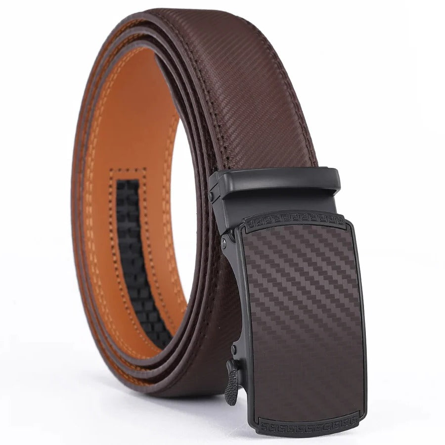 Guili | Men's Leather Belt with Automatic Buckle