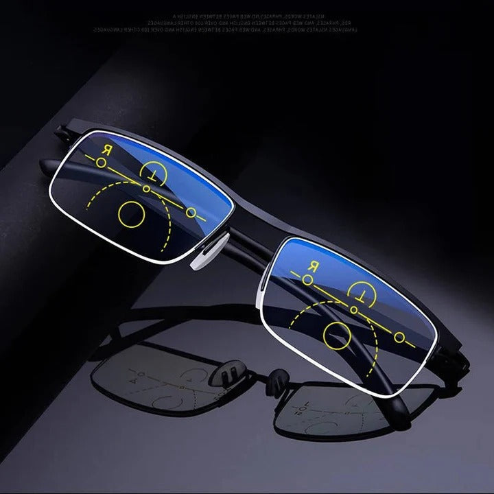 Guili | Smart Progressive Reading Glasses with Blue Light & UV Protection