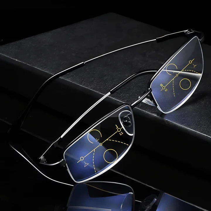 Guili | Smart Progressive Reading Glasses with Blue Light & UV Protection