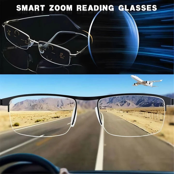 Guili | Smart Progressive Reading Glasses with Blue Light & UV Protection