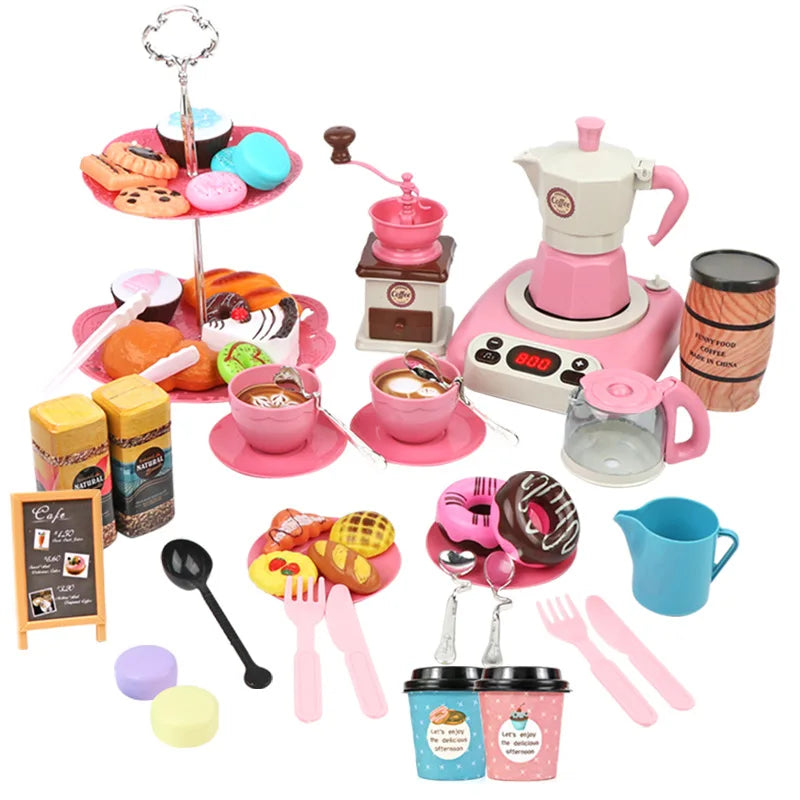 Guili | DreamCafe | Let your little one be the chef - Children's Kitchen Playset for Girls with Spray Induction Hob