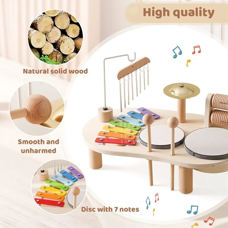 Guili | Wooden Baby Musical Instruments | Stimulate Creativity - Perfect Montessori Toys