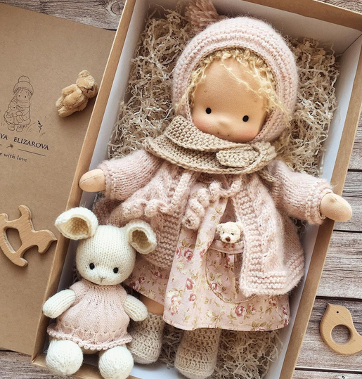Guili | VelvetDream | Cuddly soft and loving - Handmade doll for comfort and pleasure