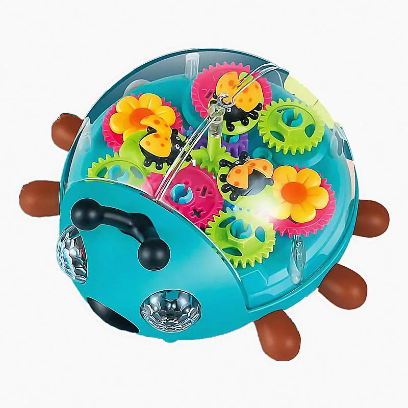 Guili | RoboBugs | Educational fun - Cartoon Electric LED Music Ladybug Robot