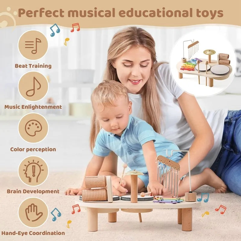 Guili | Wooden Baby Musical Instruments | Stimulate Creativity - Perfect Montessori Toys