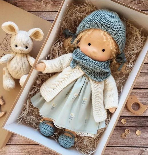 Guili | VelvetDream | Cuddly soft and loving - Handmade doll for comfort and pleasure