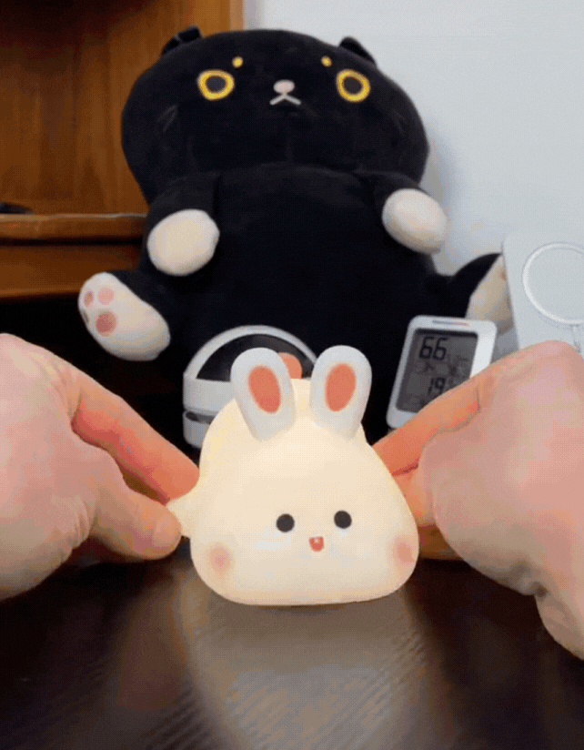 Guili | Night light | Soft and Dimmable - Rabbit Lamp for Children