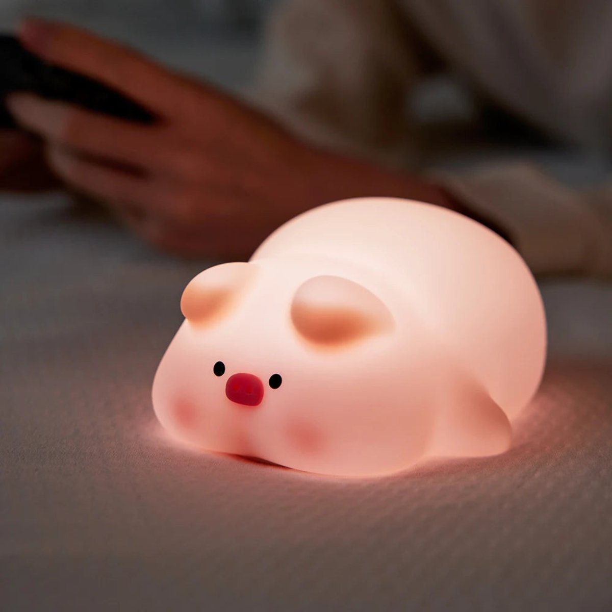 Guili | Night light | Soft and Dimmable - Rabbit Lamp for Children