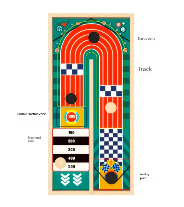 Guili | EcoToys Super Winner Table Hockey Game | The Ultimate Family Game - Compact and Fast