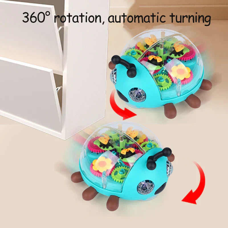 Guili | RoboBugs | Educational fun - Cartoon Electric LED Music Ladybug Robot