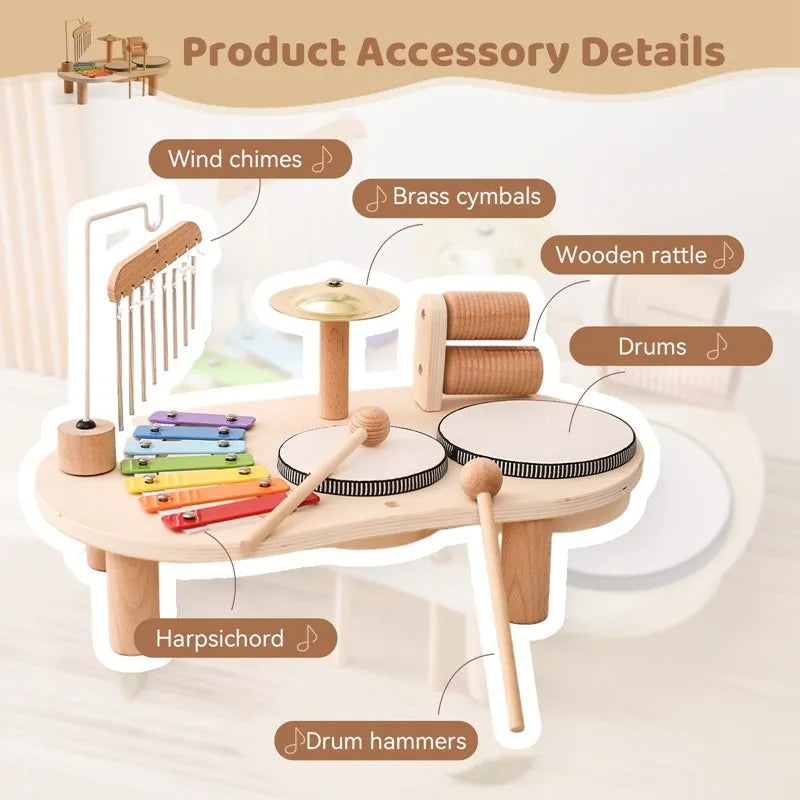 Guili | Wooden Baby Musical Instruments | Stimulate Creativity - Perfect Montessori Toys