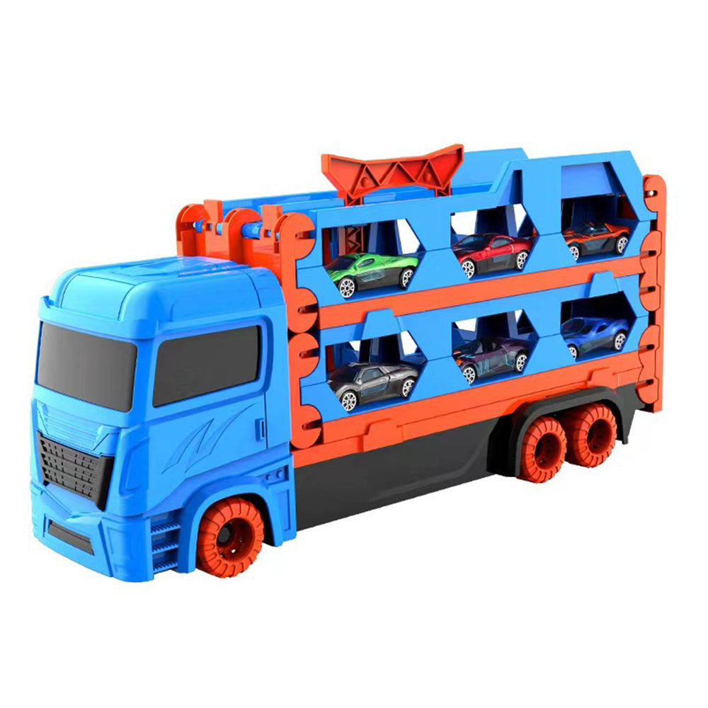 Guili | Transport Truck Toy | Exciting - Race Track and Die-Cast Set