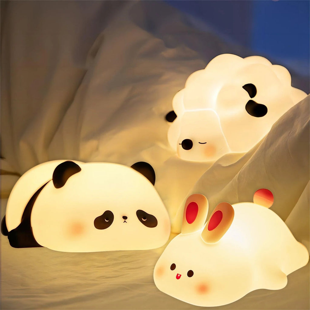 Guili | Night light | Soft and Dimmable - Rabbit Lamp for Children