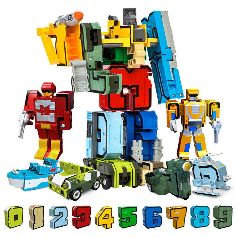 Guili | NumberBot | Build and learn playfully - Transformable robot blocks