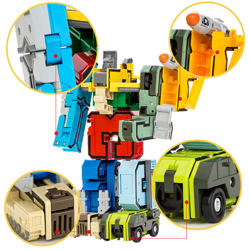 Guili | NumberBot | Build and learn playfully - Transformable robot blocks