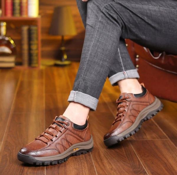 NEW ORTHOPAEDIC LEATHER SHOES FOR MEN
