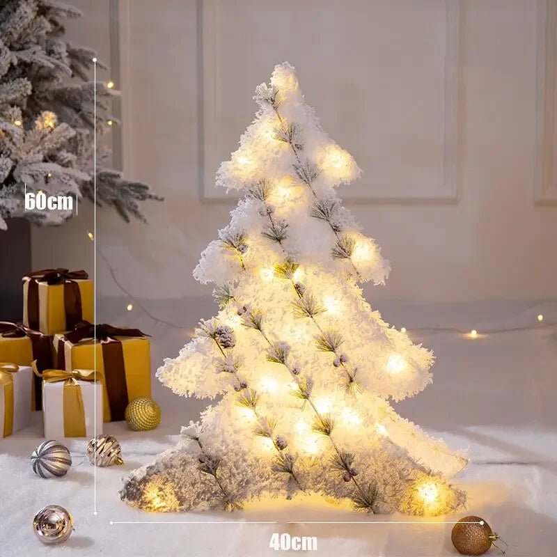 Guili | LED Christmas Christmas Tree, Snowman or Gift Box Decoration – Snowman & Fawn Tree Decorations, Perfect Holiday Ornaments & New Year Gifts