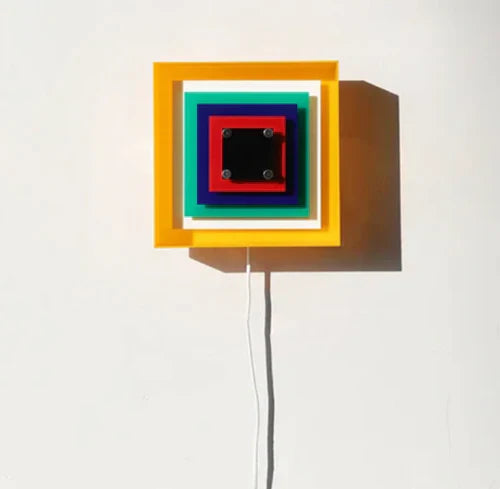 Memphis Bauhaus Square Wall Sconce LED 1-Light