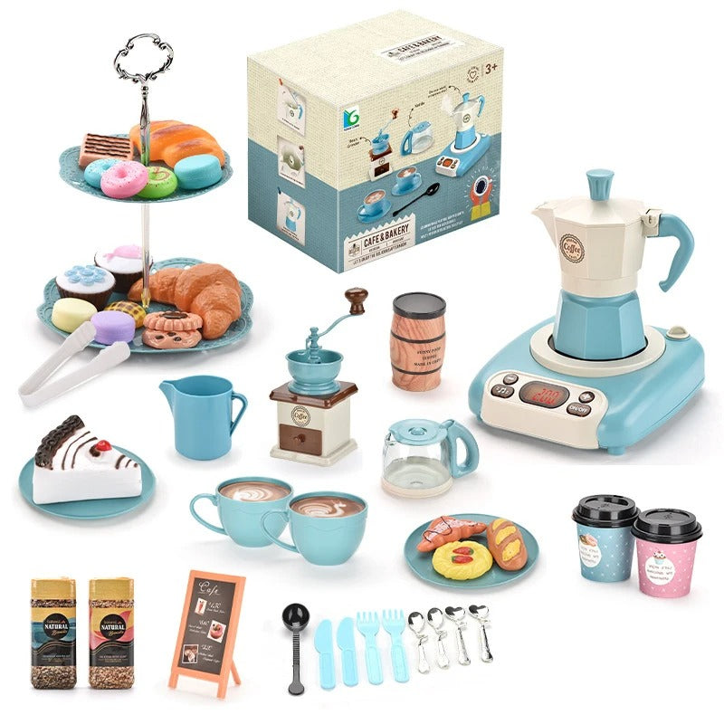 Guili | DreamCafe | Let your little one be the chef - Children's Kitchen Playset for Girls with Spray Induction Hob