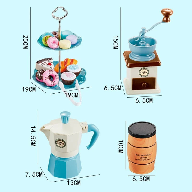 Guili | DreamCafe | Let your little one be the chef - Children's Kitchen Playset for Girls with Spray Induction Hob