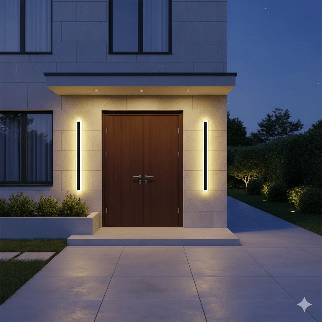 Modern Minimalist Waterproof Linear Wall Light LED