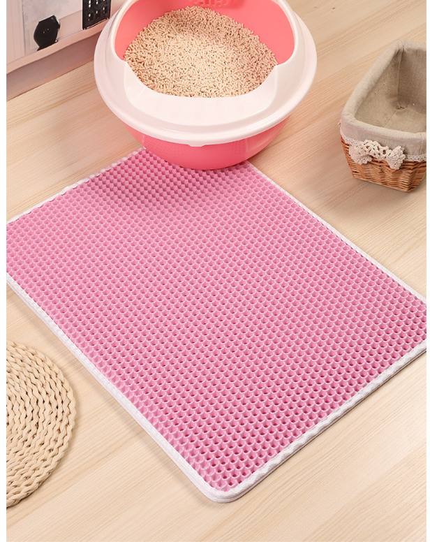 Guili | Cat Litter Mat with Double-Layer Trap and Non-Slip Base – PawGuard