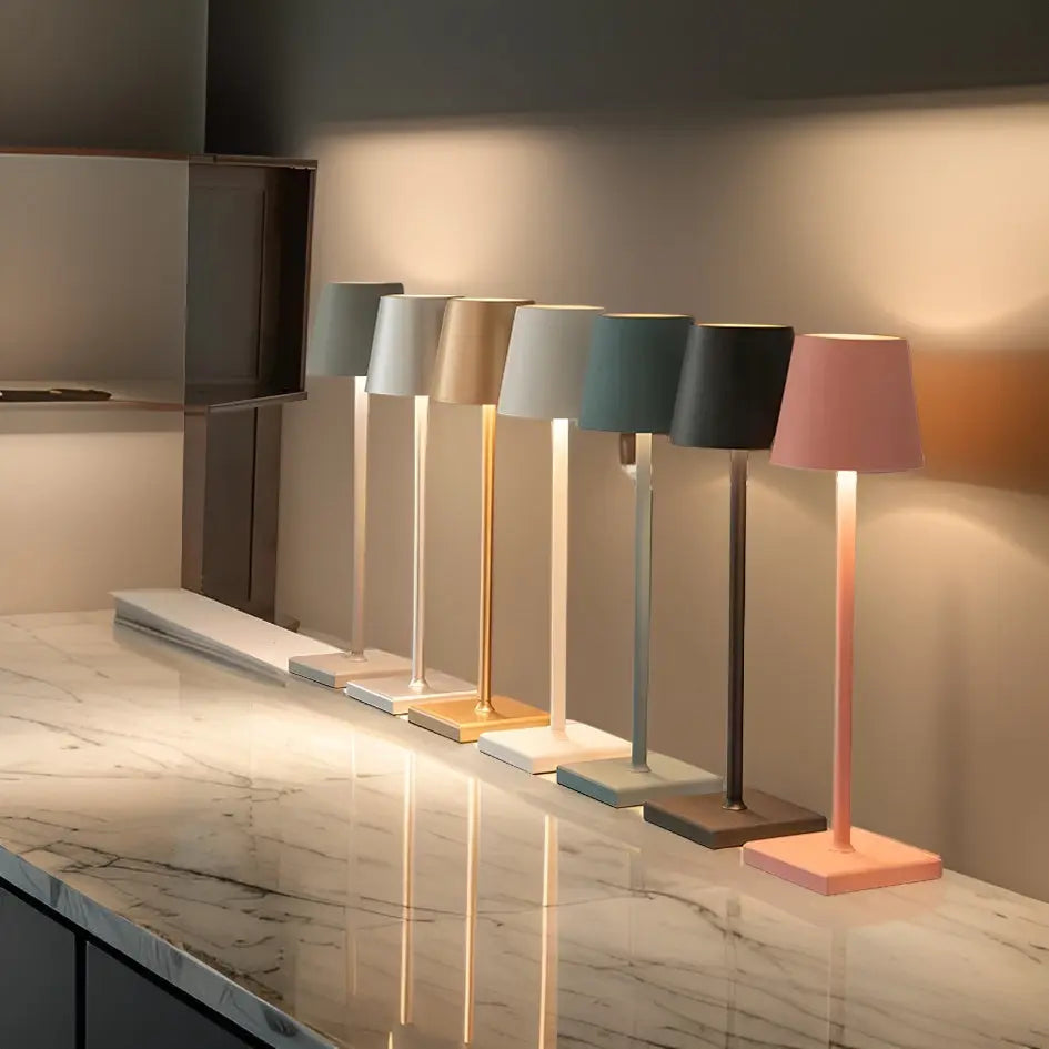 Modern Scandinavian Aluminum LED Table Lamp 1-Light