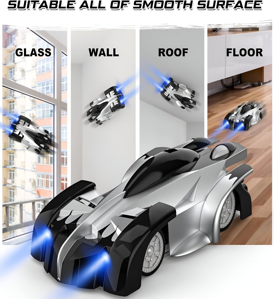 Guili | RC Car Anti-Gravity | Spectacular Toy - Drives on Walls and Ceilings