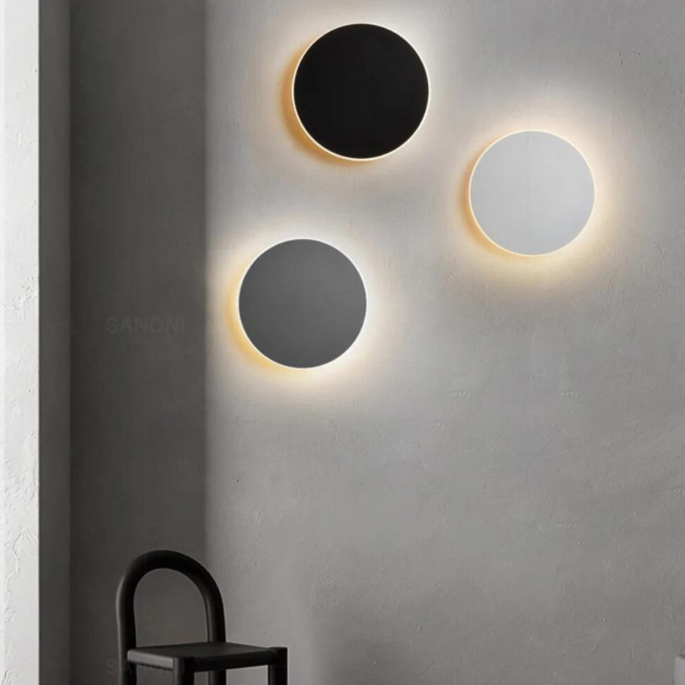 Modern Nordic Round LED Sconce 1-Light