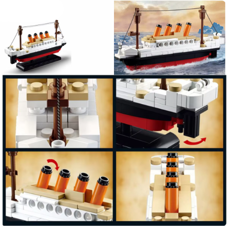 Guili | TitanCraft | Build your own Titanic - Historical construction toy for children