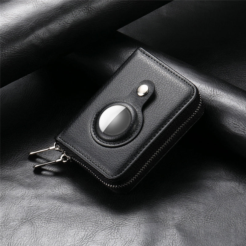 Guili | Intelligent AirTag-Zip RFID Leather Wallet